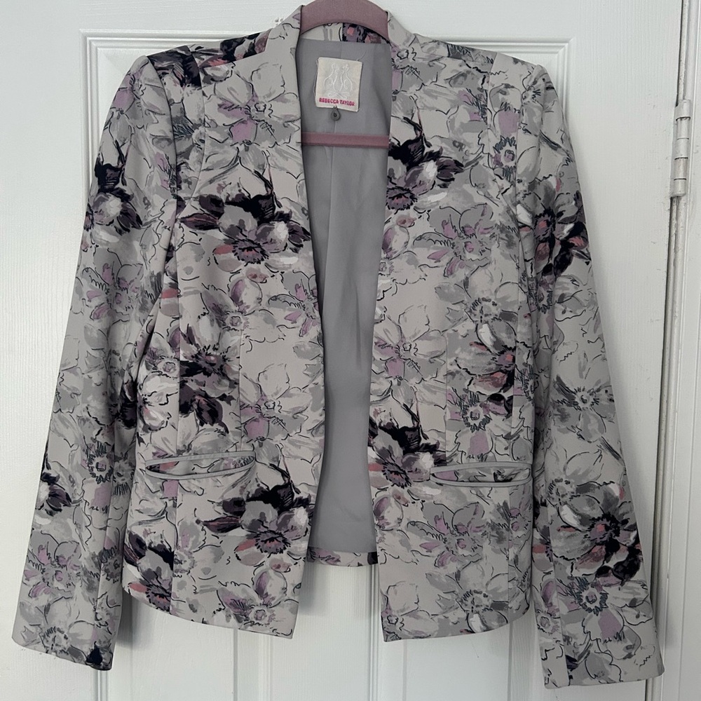 Rebecca Taylor Floral Blazer- Size 8